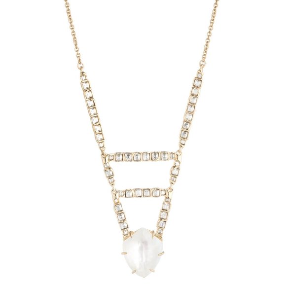 Geometric Drop Necklace - Picture 1 of 4